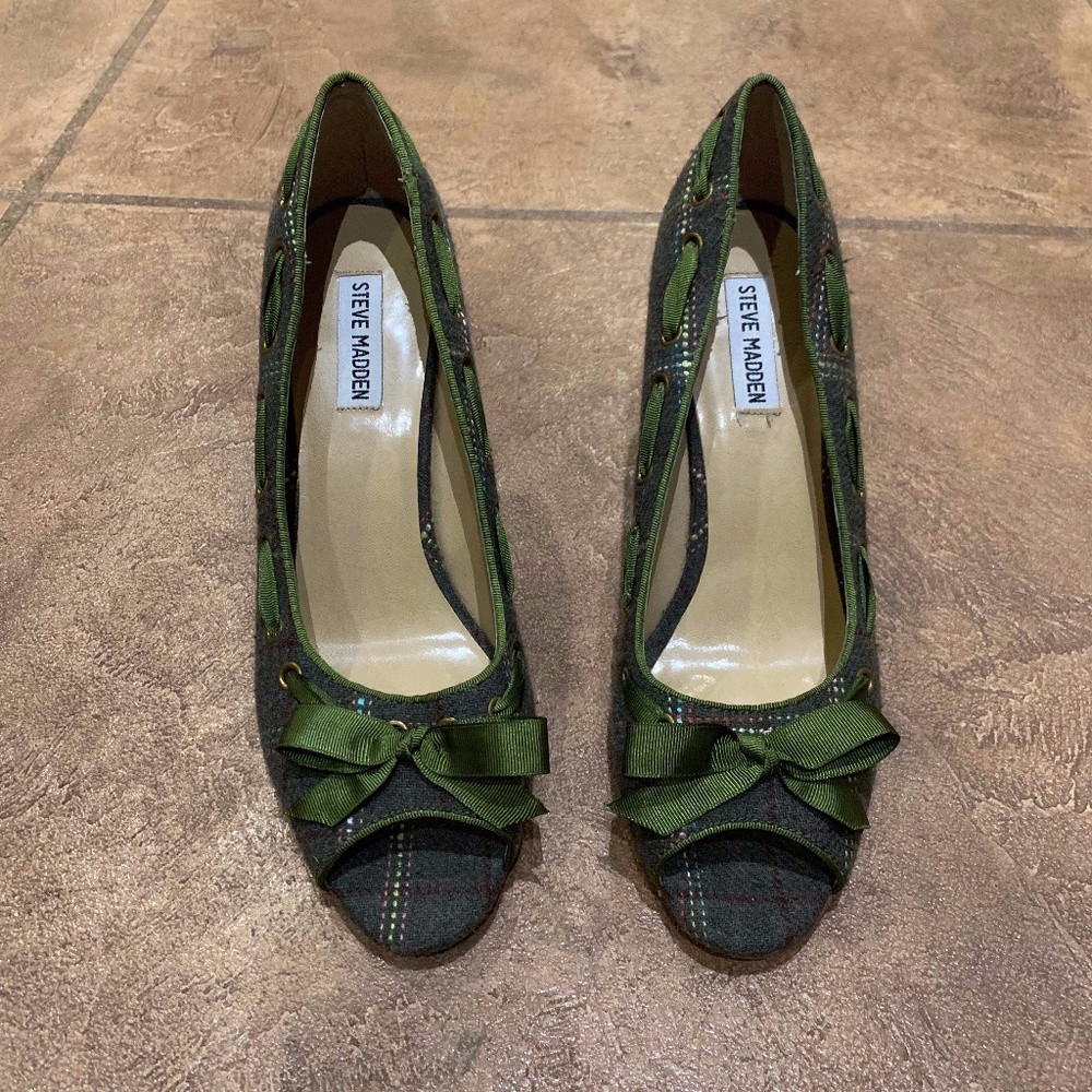 Steve Madden womens heels shoes stilettos open 10 - Picture 1 of 5
